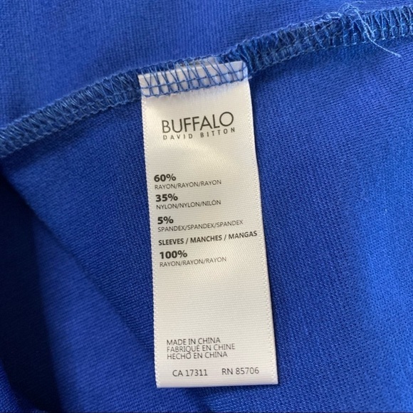 Buffalo David Bitton Women's Bellgirl Bodycon Dress with Flared Bell Sleeves - Picture 8 of 11